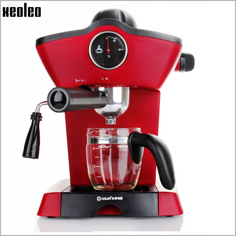 Xeoleo Espresso machine Automatic Espresso Coffee maker 15 Bar Coffee machine Cafe Maker 700W Household Italy Coffee 