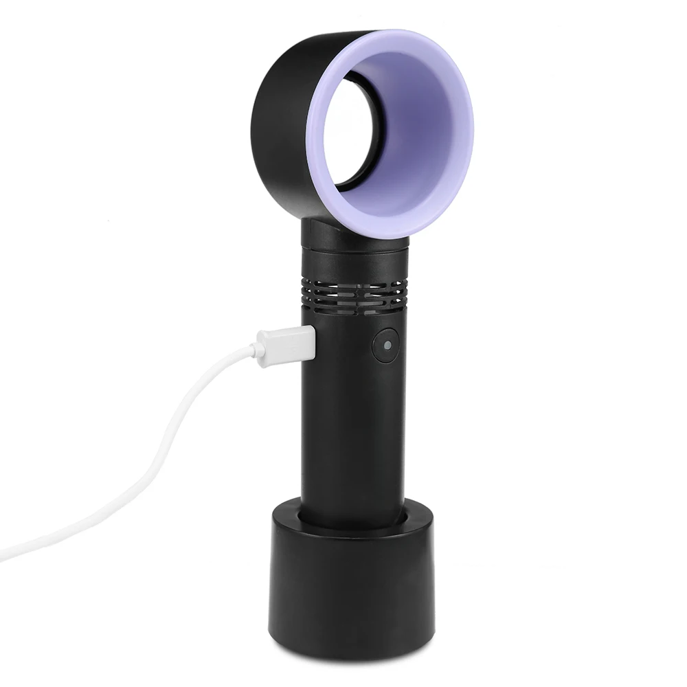 Ноль 9 ручной мини вентилятор USB Bladeless Портативный охлаждающий Summer Cooler без листьев