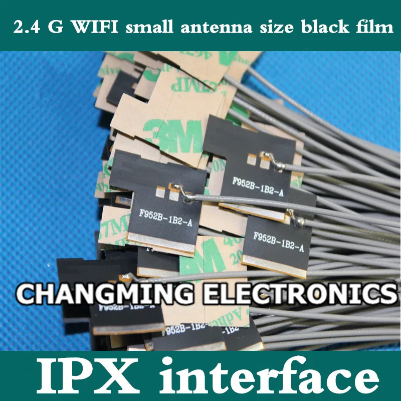 2,4 г wifi маленький размер черная Антенна в оболочке антенна усиления 2,4 г модуль IPX FPC мягкая PCB ROHS(работает) 10 шт