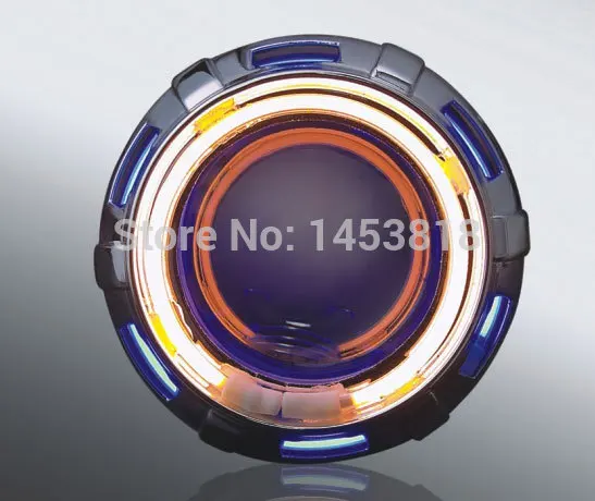 

CIRCULAR 2inch 13B Motorcycle HID Xenon Double Ray Projector Lens red yellow blue green white 8000k 6000k 4300K H4 Universal