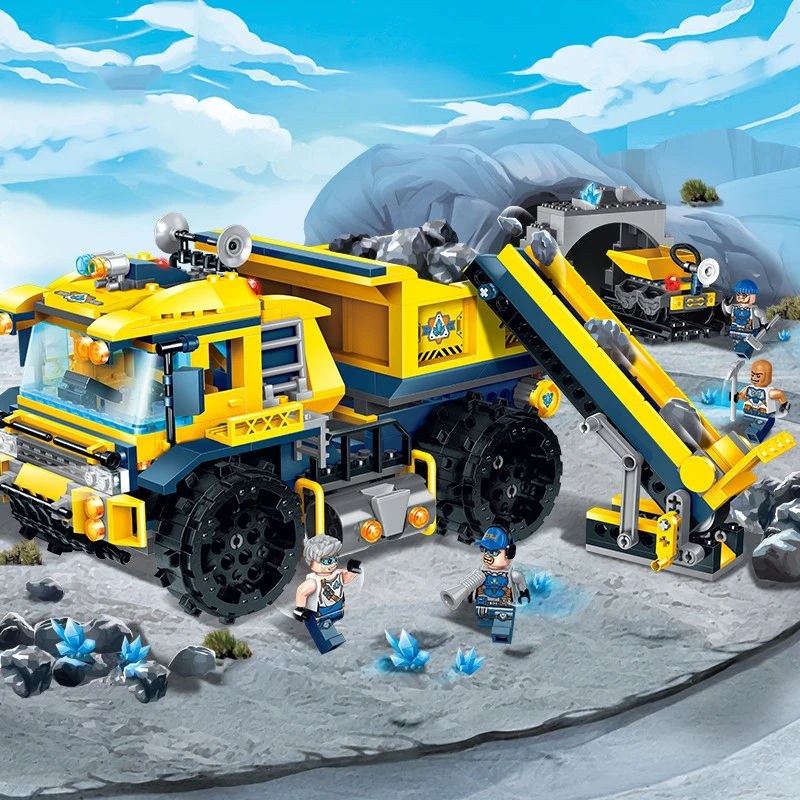 

458pcs New Educational Building Block Toys Compatible With Legoingly Engineering Series Squad Titan Vehicle Gifts For Children