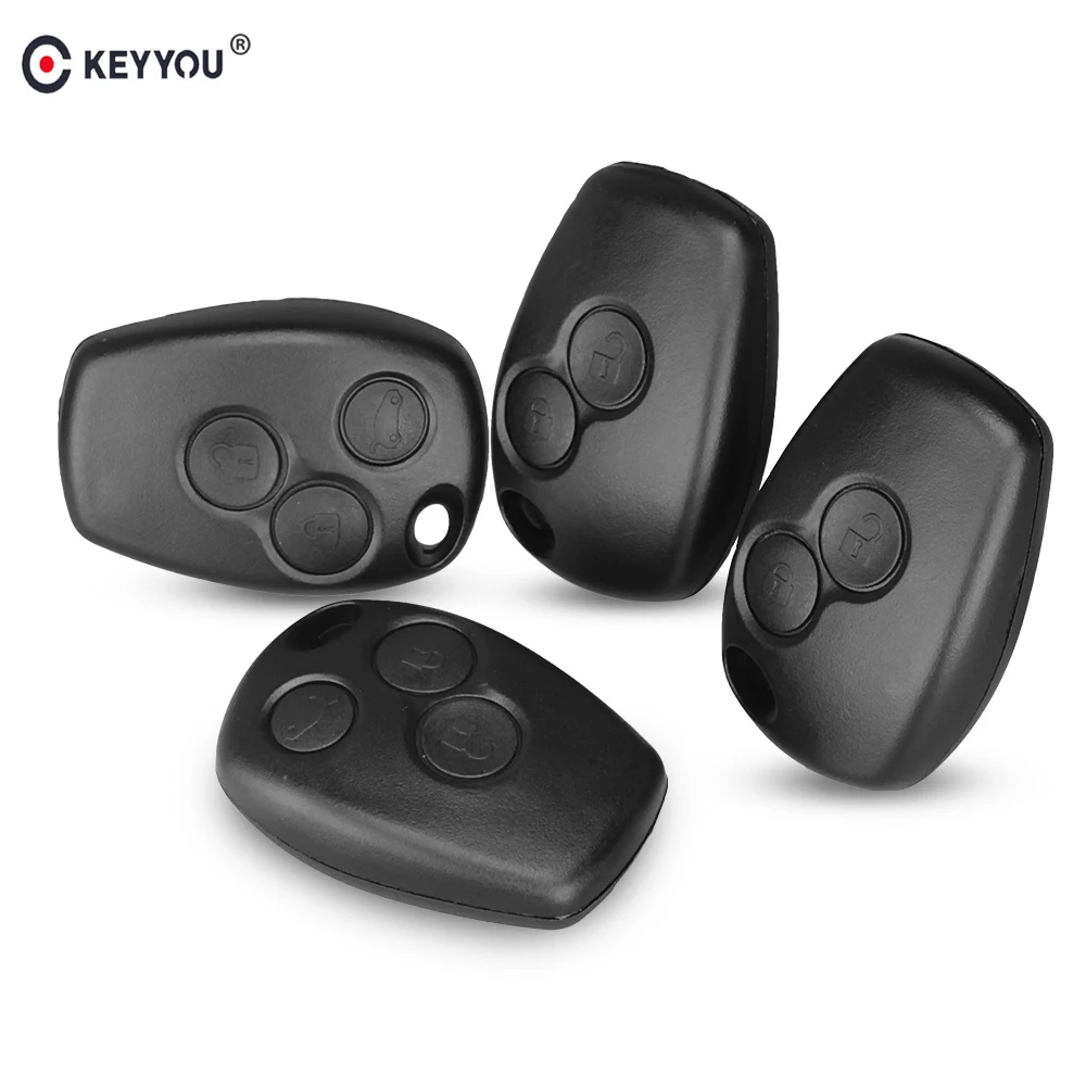 

KEYYOU 2/3 Button Key Case For Renault Megane Modus Espace Laguna Duster Logan Sandero Fluence Clio Kango For Nissan Fob Shell
