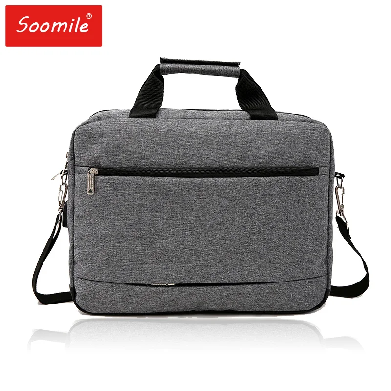 Soomile новый ноутбук сумка 15,6 дюймов USB интерфейс Тетрадь сумка 2018 бренд офисные Бизнес Портфели Перевозка груза падения