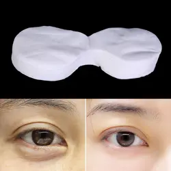 100 шт. одноразовая маска для глаз ультратонкие хлопок DIY натуральный хлопок глаз Бумага маска для ухода за кожей Инструменты