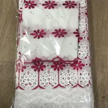 Нигерийские кружевные ткани швейцарская вуаль кружева в швейцарской ткани ткань из Дубая brode coton africain tissu dentelle сухие кружева 7 ярдов/lotHFZ