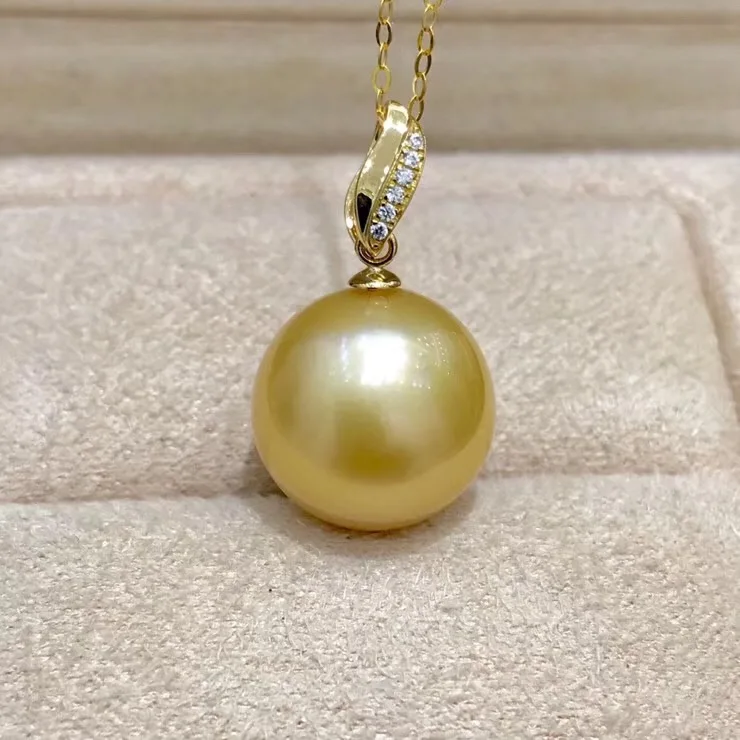 

Solid 18K Yellow Gold Pendant Connector Bead cup and bail 18Karat Solid 18ct Dangle Pendant Findings DIY Fashion Jewelry Making