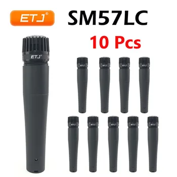 

ETJ Microphone 10 Pcs SM57 Karaoke Wired Microphone Dynamic KTV Microphones SM57LC