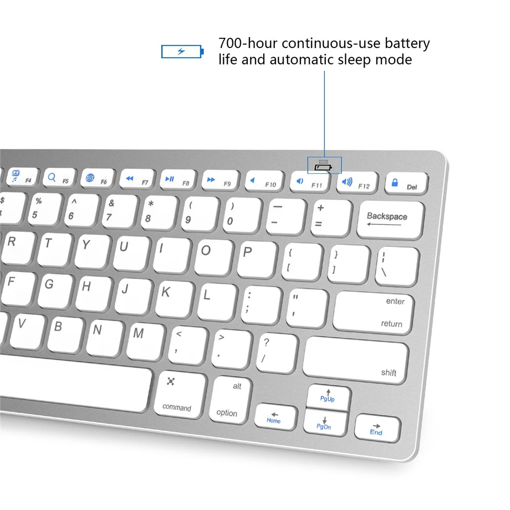 Kemile русский Беспроводной Bluetooth клавиатура для samsung tablet смартфон для iPad рабочего ноутбука Mac русский Bluetooth клавиатура