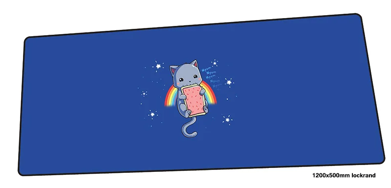 

nyan cat mousepad 1200x500mm Aestheticism gaming mouse pad gamer mat Cartoon game computer desk padmouse keyboard play mats