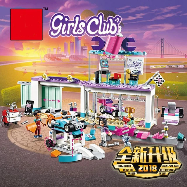 New 462pcs Girl Princess Friends Creative Shop Set Compatible Legoing Friends Building Block Brick For Girl Toys Christmas