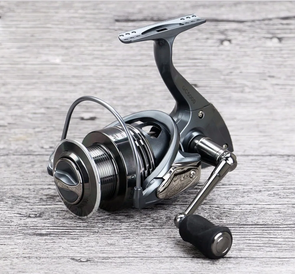 

NEW HOT SALES GC 2017 spinning fishing reel 14 stainless steel Ball Bearings Carbon lightweight silver interchangeable hanlde