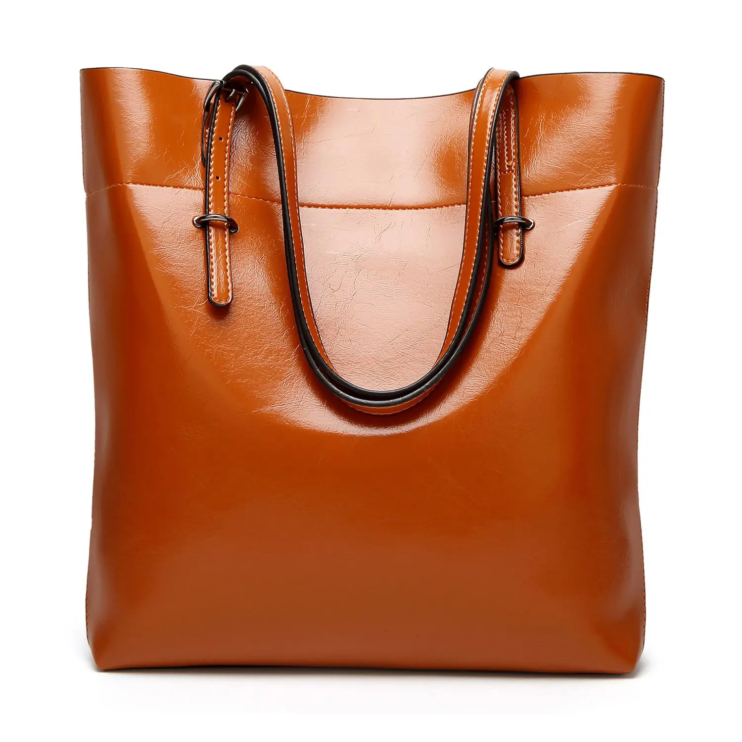 AFBC Women's Soft Leather Work Tote Shoulder Bag-in Shoulder Bags from ...