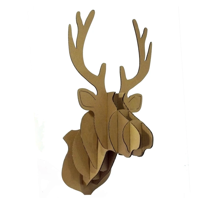 3D Puzzle оленей руководитель настенное крепление картона голова животного