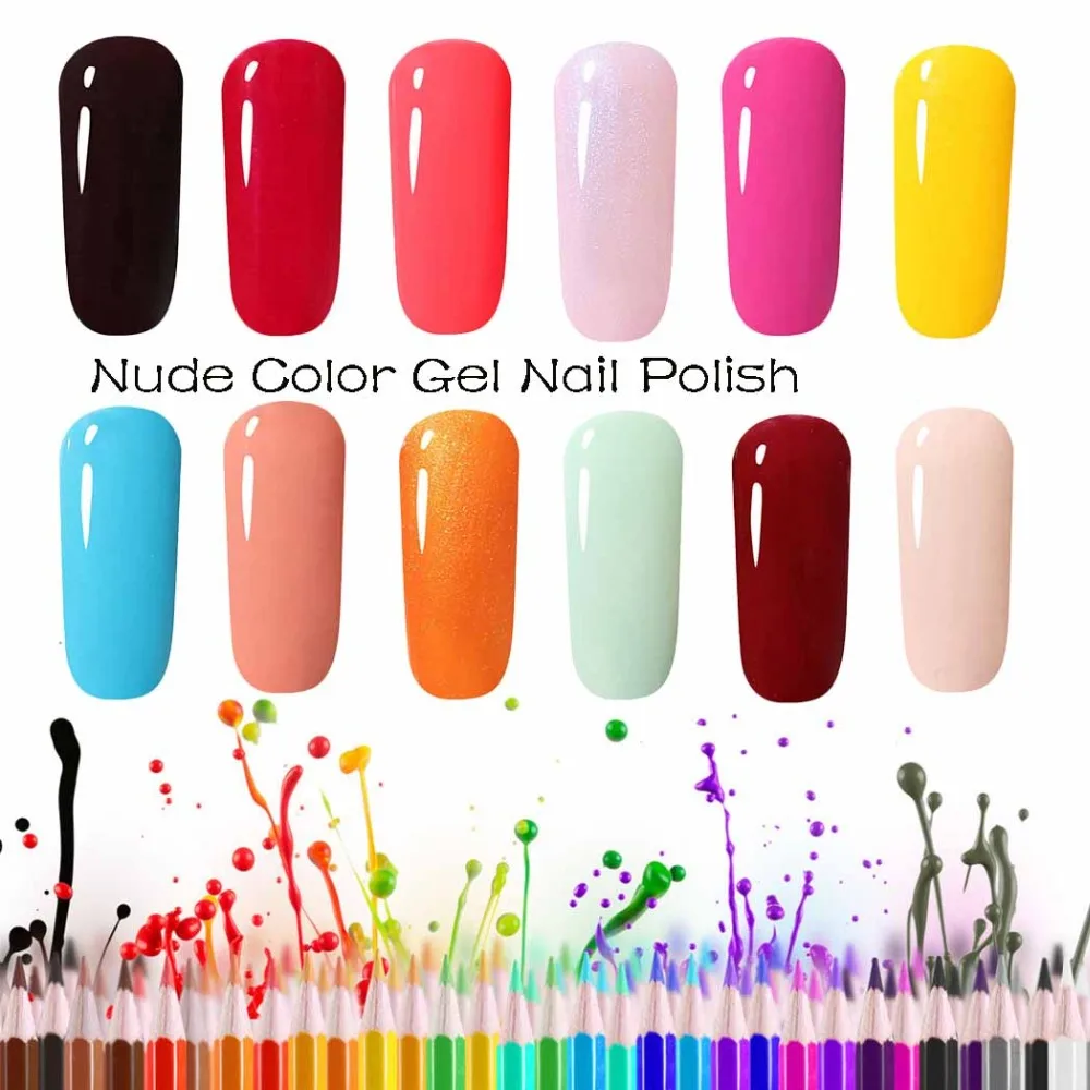 Gel Nail Polish White 7ml Nail Gel 220 Colors Gelpolish Nail Art