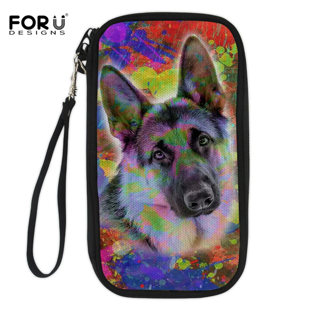 Forudesigns/Длинный кошелек Для женщин Пёс из мультфильма печати паспорт Женские Кошельки леди сцепления Щенок Молния держатель для карт женские кошельки - Цвет: CC3327Z6