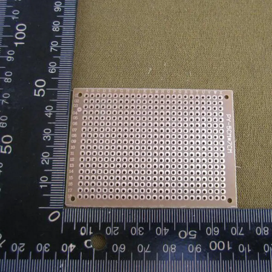 100Pcs 5 x 7 cm DIY Prototype Paper PCB fr4 Universal Board prototyping pcb kit