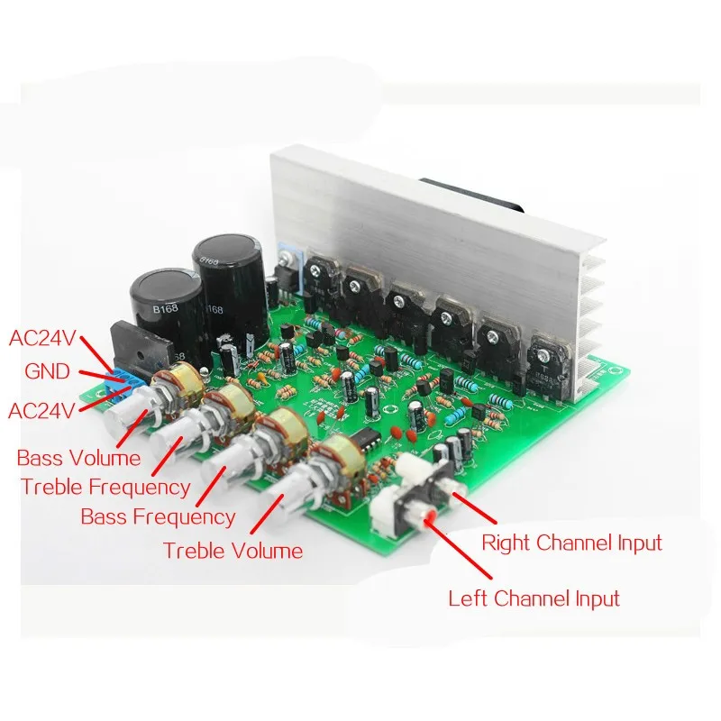 AIYIMA двойной 15-28 В переменного тока высокой мощности глубокий бас 2,1 Усилитель 3 канала сабвуфер профессиональный усилитель доска