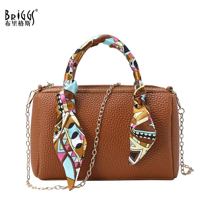 

BRIGGS Fashion Women Handbag Quality Soft Leather Female Shoulder Bag Small Casual Pillow Bag Ladies Messenger Crossbody Bag Sac