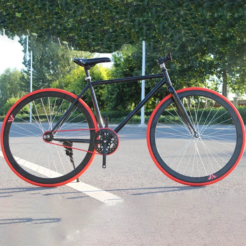 Дорожный велосипед из высокоуглеродистой стали с жесткой рамой 26 дюймов 21