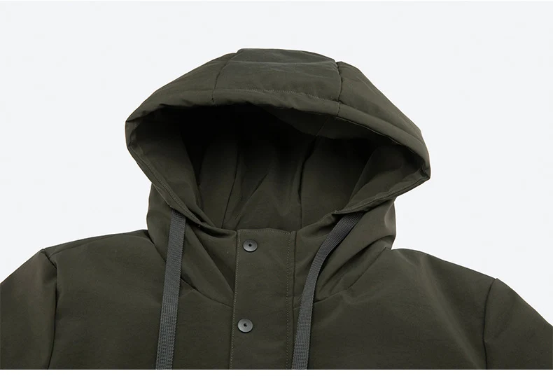 Manteau Occasionnel Noir army D'hiver Pardessus Hommes vent Nouveau Parka Coupe Épais Veste Homme Survêtement Neige Green Longue Chaud n0PkX8wO