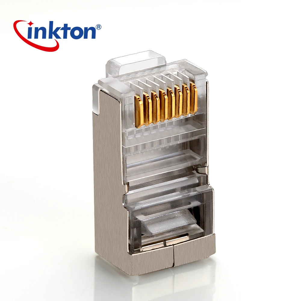 Inkton Networking RJ45 кристаллическая головка Cat5e FTP 8p8c Кабельный соединитель
