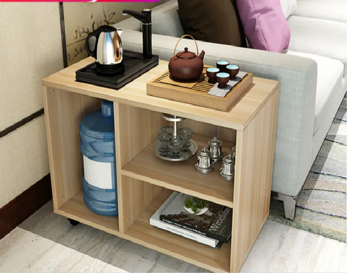 

Louis Fashion Simple Sofa Small Water Rack Movable Side Cabinet Tea and Boiling Table