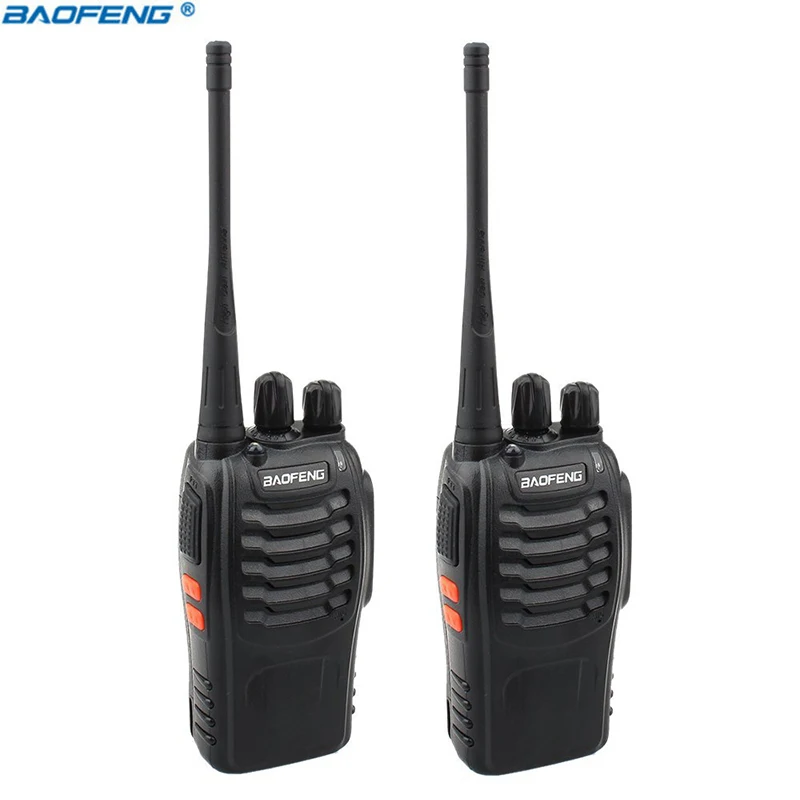 2 шт Baofeng BF 888S иди и болтай Walkie Talkie “иди Портативный радио 16CH UHF 400 470 МГц