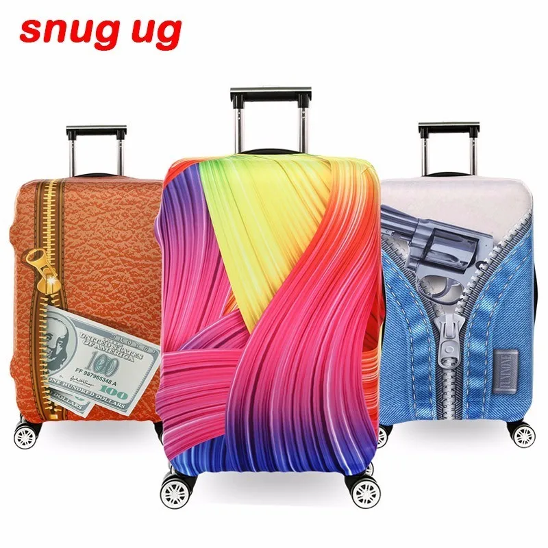 SNUGUG Colorful Travel Luggage Suitcase Protective Cover For 18 To 32