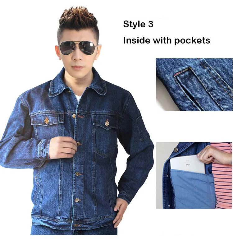 CCGK Workwear Suits Men Women Work Clothing Sets Denim Jackets And Pants Factory Labor Clothes Workers Uniforms Plus Size S-4XL (8)