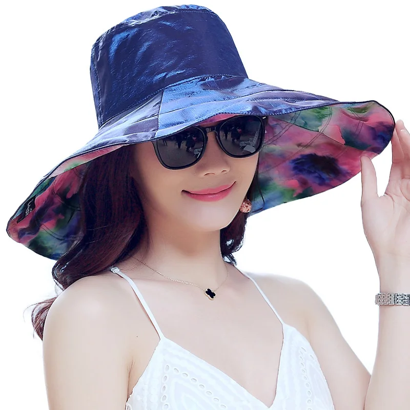 2017 Fashion Sun Hat Summer Fedoras Women's Beach Sun Hat Female Waves