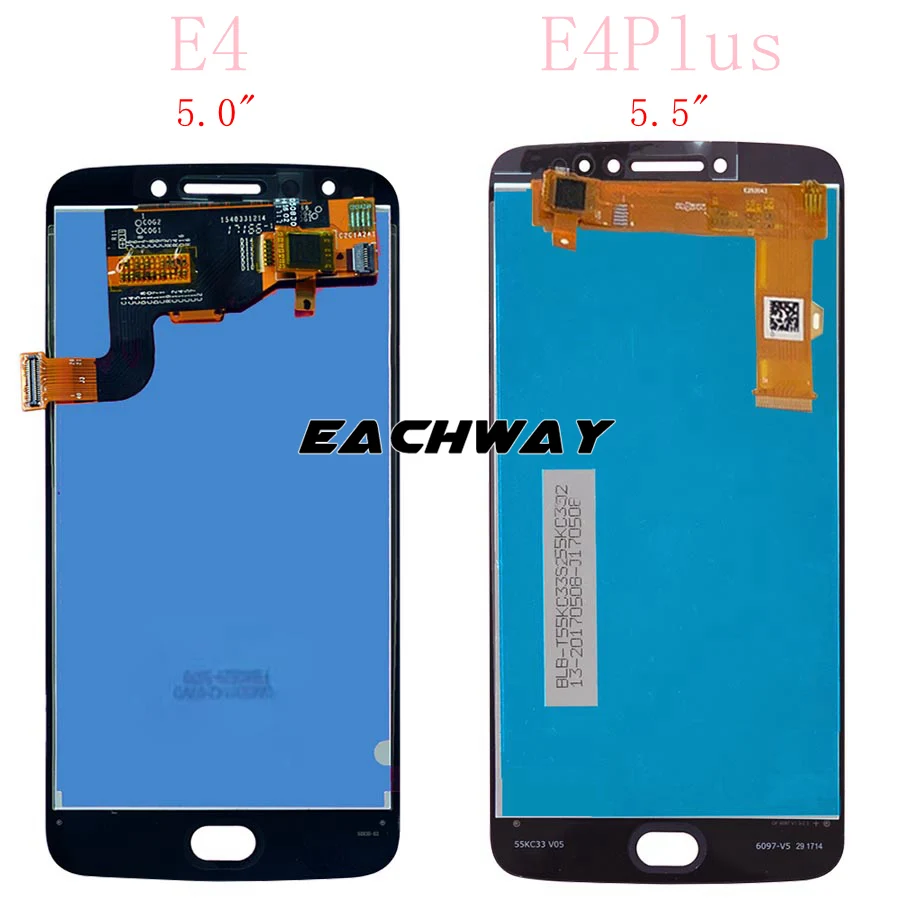 ЖК дисплей для Motorola Moto E4 Plus сенсорный экран с дигитайзером в сборе XT1766 XT1763 XT1772