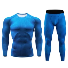 2019 Новый зимний термобелье для мужчин Quick Dry Anti-microbial Stretch Мужское термобелье Мужской