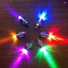 50 шт./лот дешевые светодиодный погружной мини-свет для освещения Свадебный шар главное украшение ваза свет Праздничная лампа наружный Декор