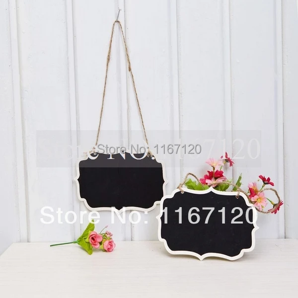 

6pcs/lot 17*12cm Mini Blackboard Cute Chalkboard With String Wedding party Decoration(HB18)