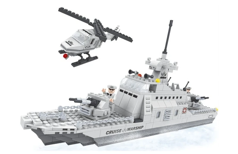 Ausini Строительный набор сделай сам Совместимость с lego city армия 622 3D блоки модель