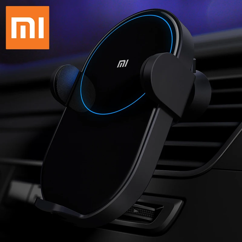 Original Xiaomi coche inalámbrico cargador 20W cargador rápido coche soportes para teléfono móvil carga súper rápida de Mi9 iPhone XS. - 1