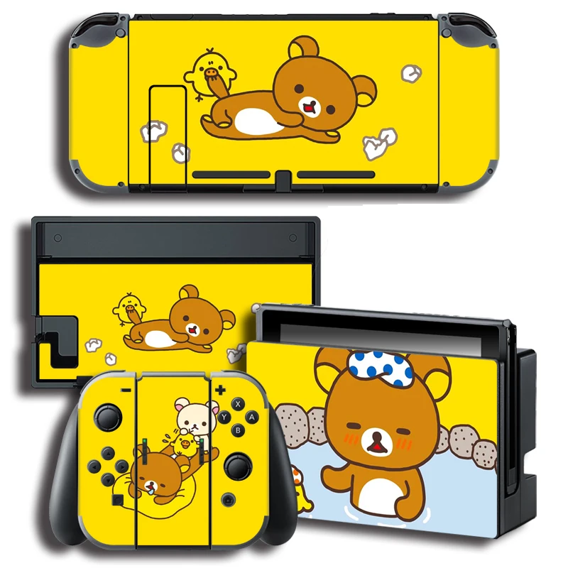 

Vinyl Skin Protector Sticker Little yellow duck Skin for Nintendo Switch NS Console + Controller + Stand Holder Skins