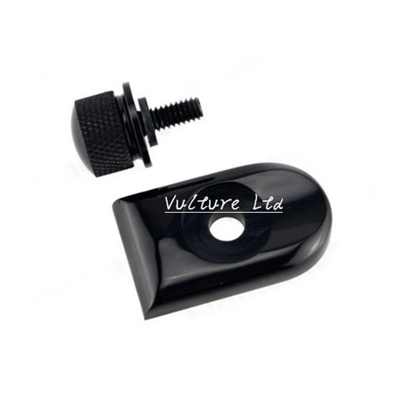 YTYC Rear Passenger Seat Pad 6 Suction Cup for Harley Softail Dyna Sportster