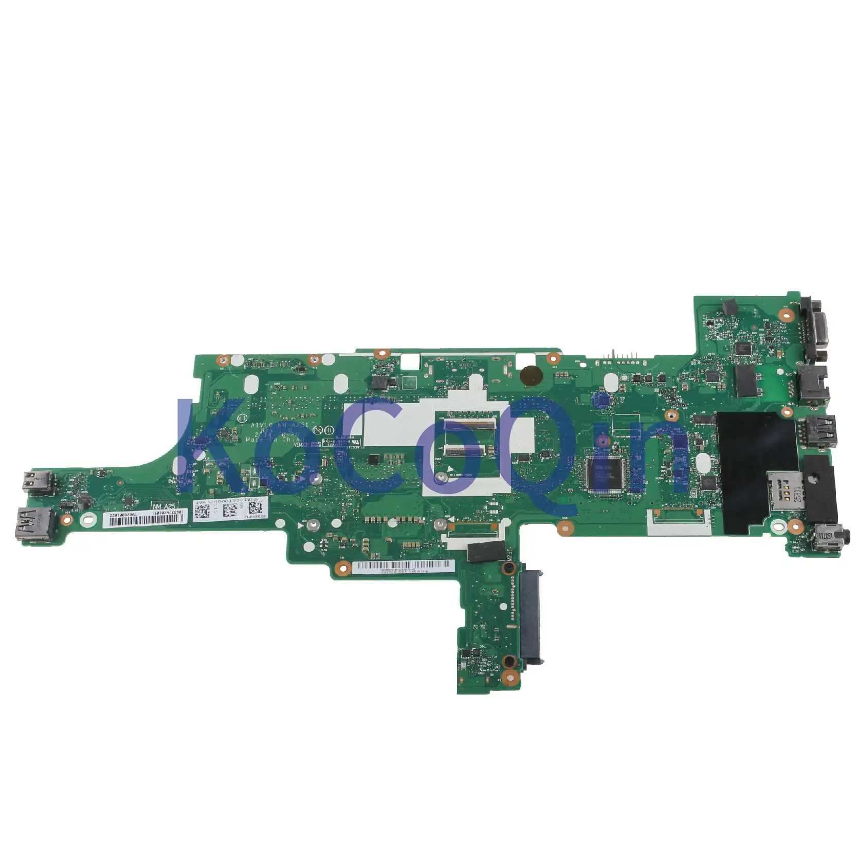 Kocoqin Placa-mãe do Portátil para Lenovo Thinkpad T450 I75600u Mainboard Aivl0 Nm-a251 00hn531 - Imagem 3