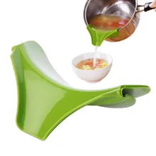 2 Unid Silicone Pour sopa cocina Gadget Deflector de agua herramienta de cocina