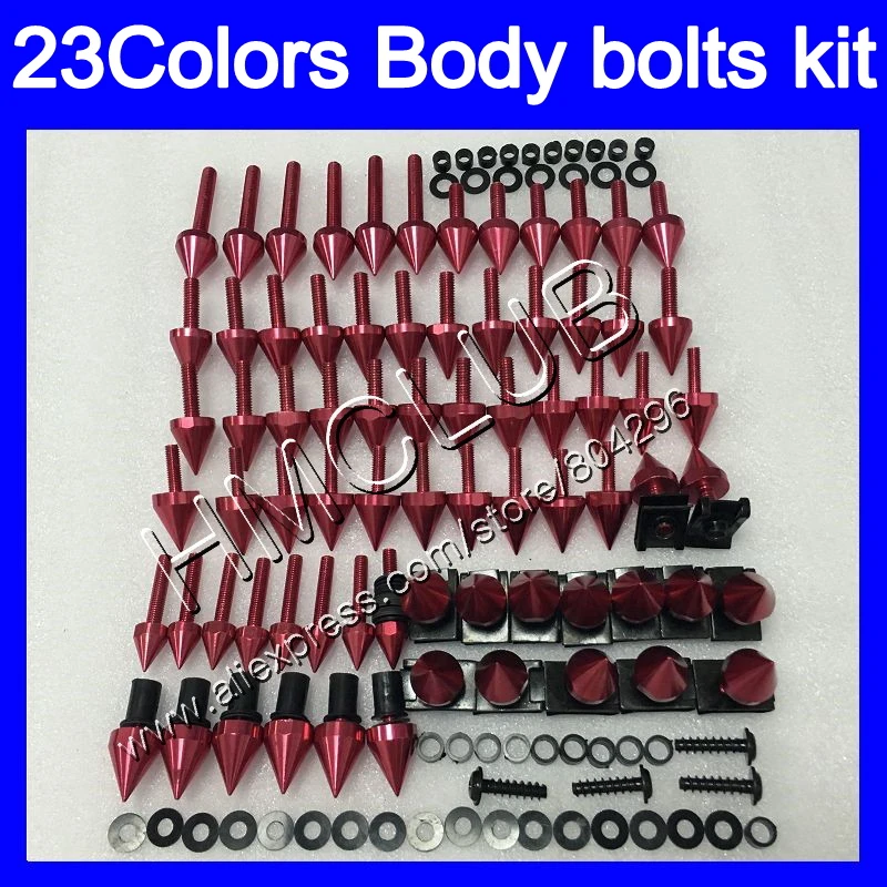 Полный Комплект болтов обтекателя Для SUZUKI GSXR750 96 97 98 00 GSXR600 GSXR 600 750 1996 1997 1998 2000 винты