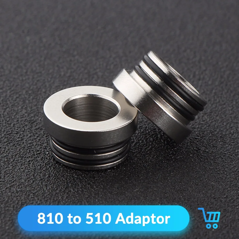 Кварцевый Banger 1 шт. 810 до 510 адаптер из нержавеющей стали для V8 V12 Goon Tank капельного