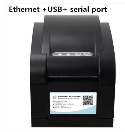 جديد منفذ إيثرنت USB المنفذ التسلسلي معا pos طابعة جديد جودة عالية الأصلي عالية السرعة طباعة الباركود تسمية طابعة ملصقات