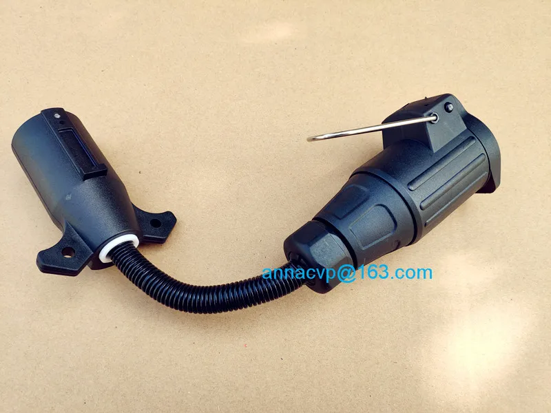 trailer adapter 13pin trailer socket to 7 pin RV blade plug connector (7)