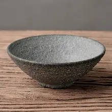 Ручная работа с широкими полями гранодиорит Камень Gongfu чайная чашка для церемонии чашка 60 мл