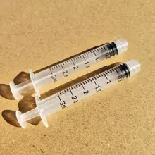 Kunststoff Spritze 3ml Ohne Nadel injektor Für Labor und Industrielle Abgabe Klebstoffe Kleber, 50 stücke