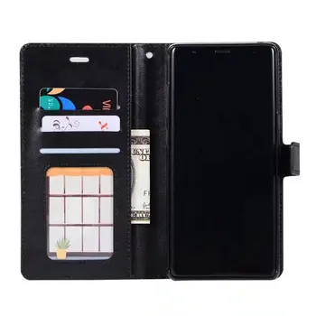 

10pcs/lot Crazy Horse Stand Leather PU+TPU Cover Case With Card slot for Samsung Galaxy Note 8 mix models