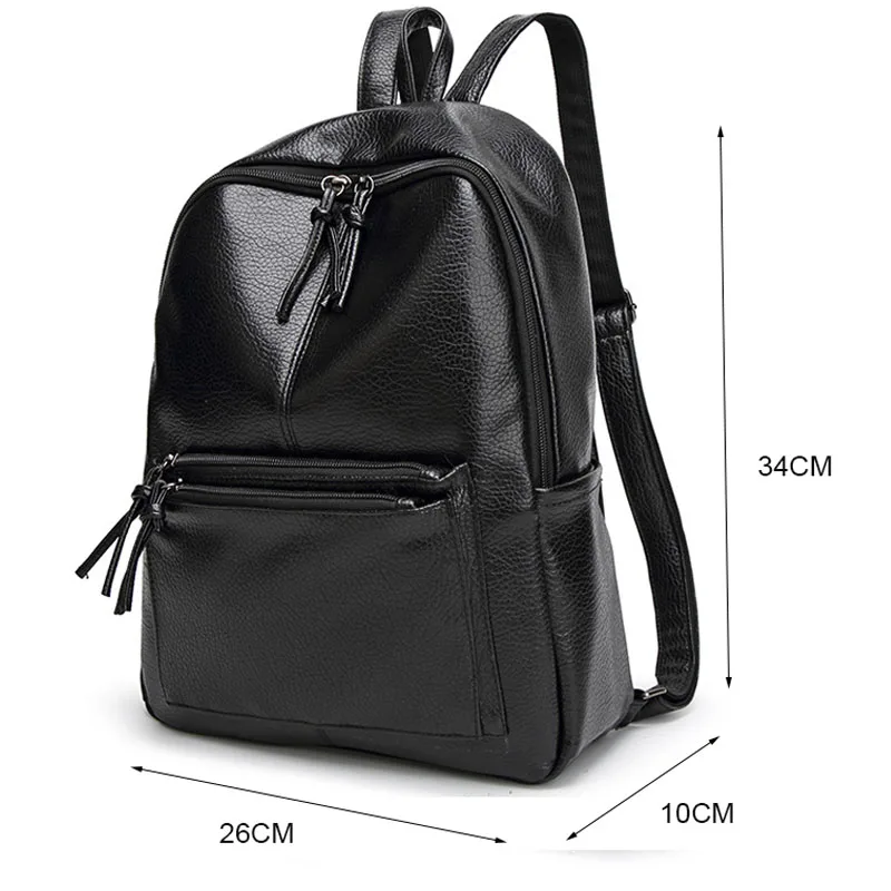 Women Backpacks pu Leather Black Backpack For Girls Female Travel Backpack Normcore Style 2018 Simple hot sale Women Backpacks pu Leather Black Backpack For Girls Female Travel Backpack Normcore Style 2018 Simple hot sale