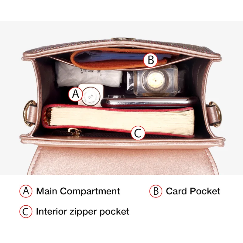 FOXER Brand Lady Cellphone Bags Female Leather Shoulder Bag Girl's MINI Crossbody Bags Women Evening bag Valentine's Day present FOXER Brand Lady Cellphone Bags Female Leather Shoulder Bag Girl's MINI Crossbody Bags Women Evening bag Valentine's Day present