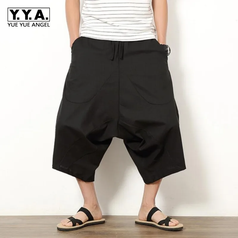 Samurai Mask Mens Casual Shorts Pants 